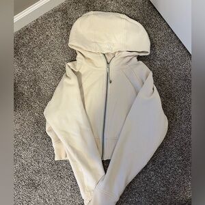 Lululemon full zip crop scuba hoodie